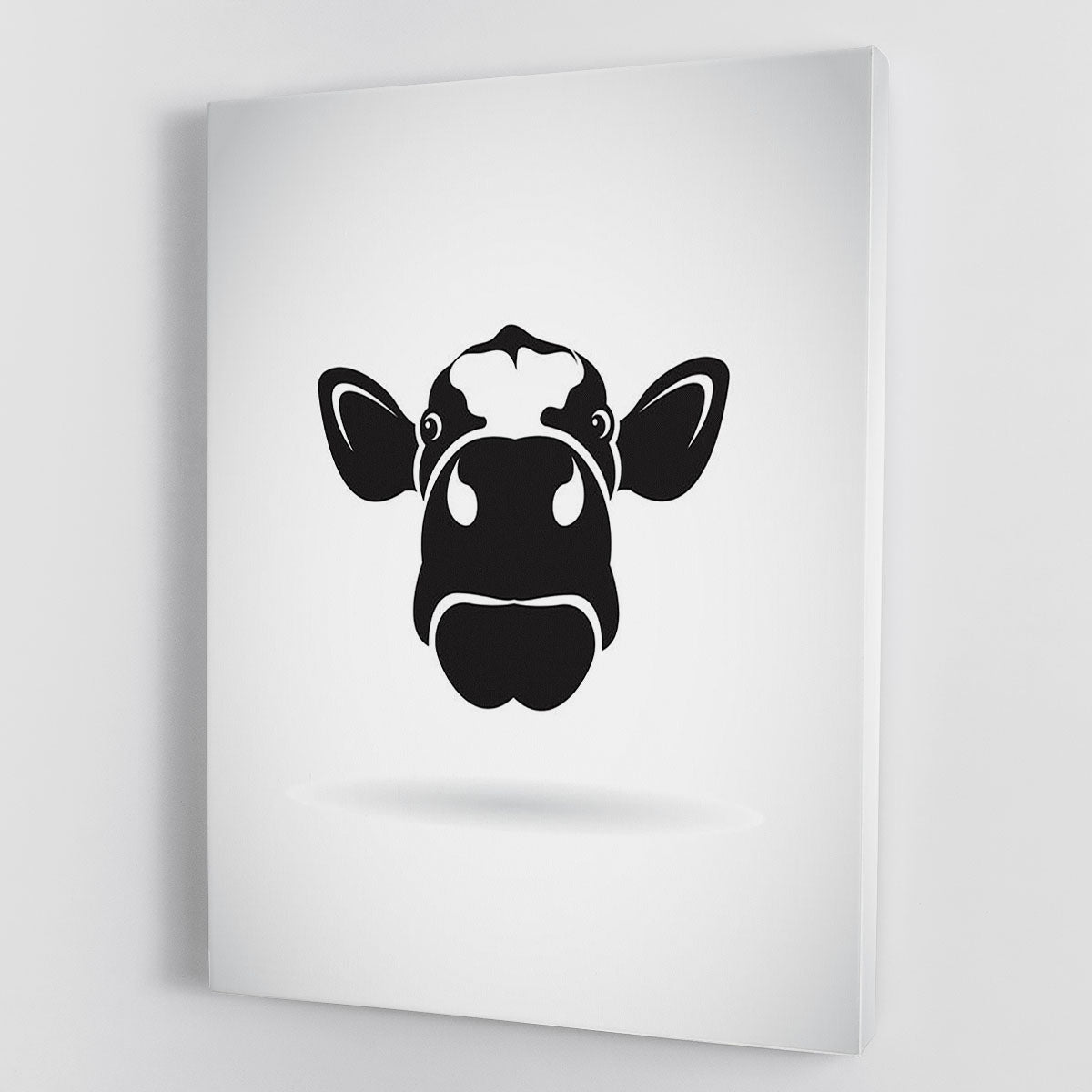 Vector image of an cow Canvas Print or Poster - Canvas Art Rocks - 1