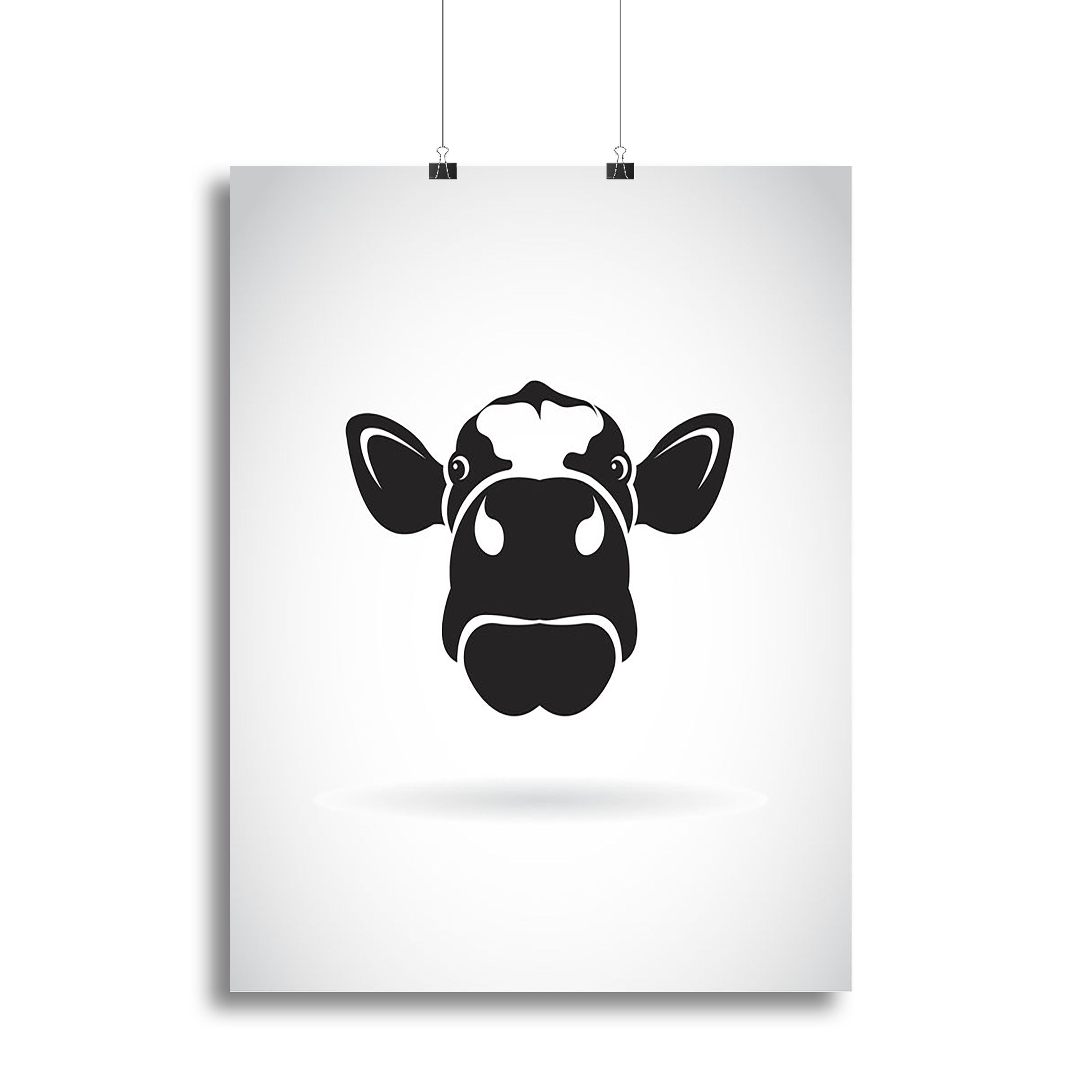 Vector image of an cow Canvas Print or Poster - Canvas Art Rocks - 2
