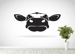 Vector image of an cow Wall Mural Wallpaper - Canvas Art Rocks - 4