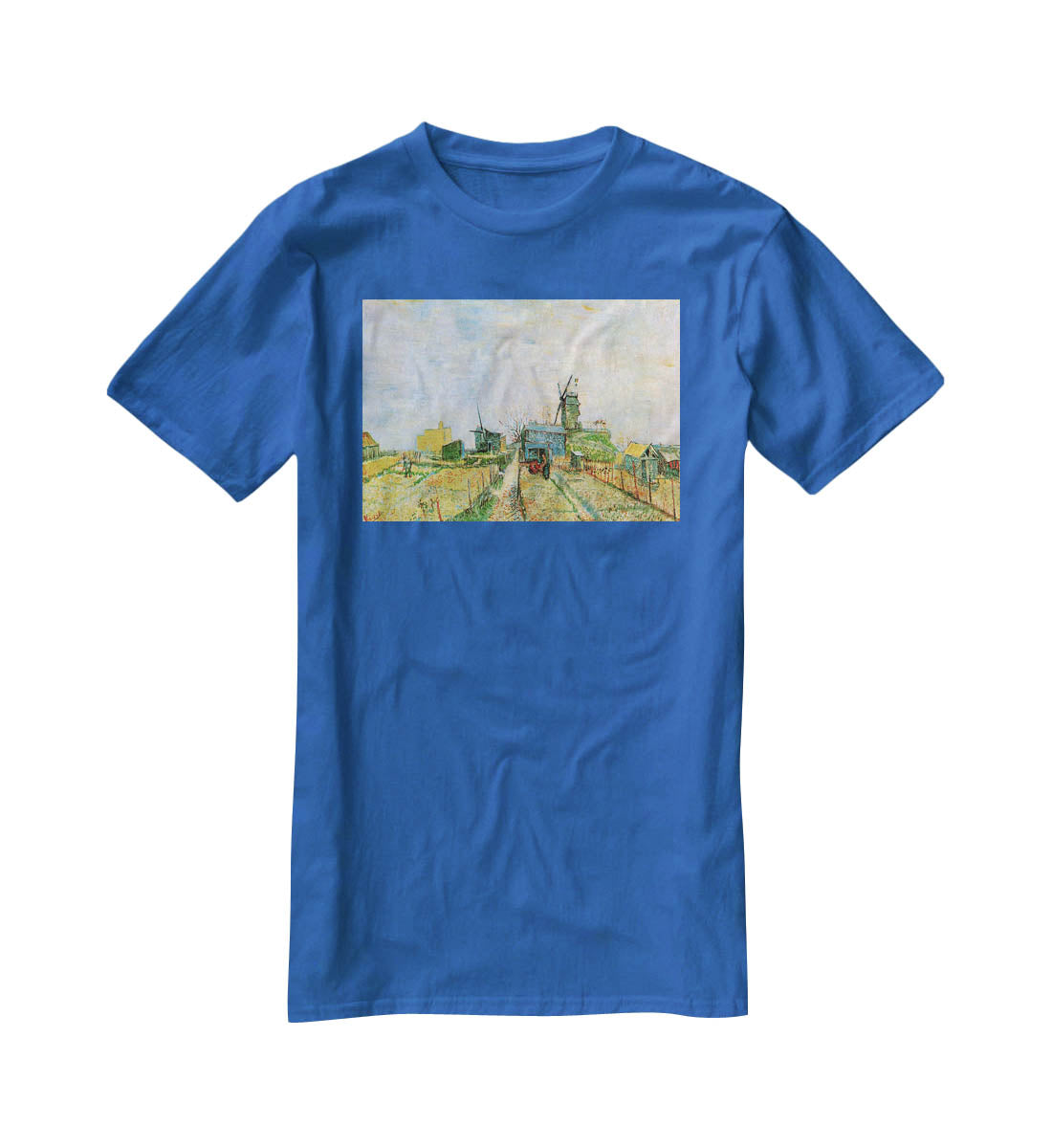 Vegetable Garden in Montmartre by Van Gogh T-Shirt - Canvas Art Rocks - 2