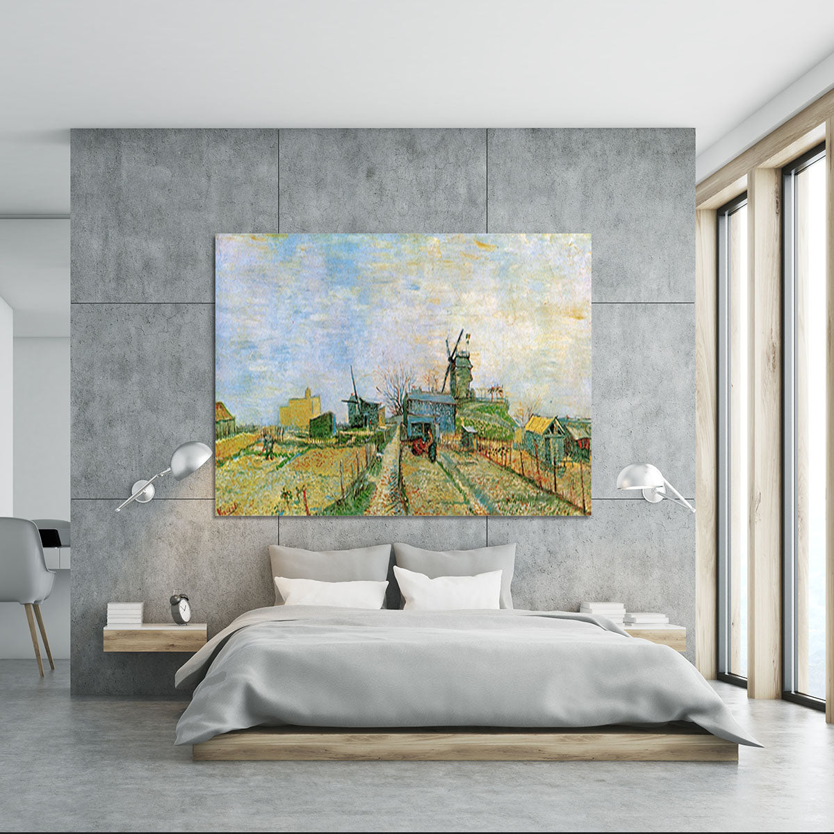 Vegetable Garden in Montmartre by Van Gogh Canvas Print or Poster - Canvas Art Rocks - 5