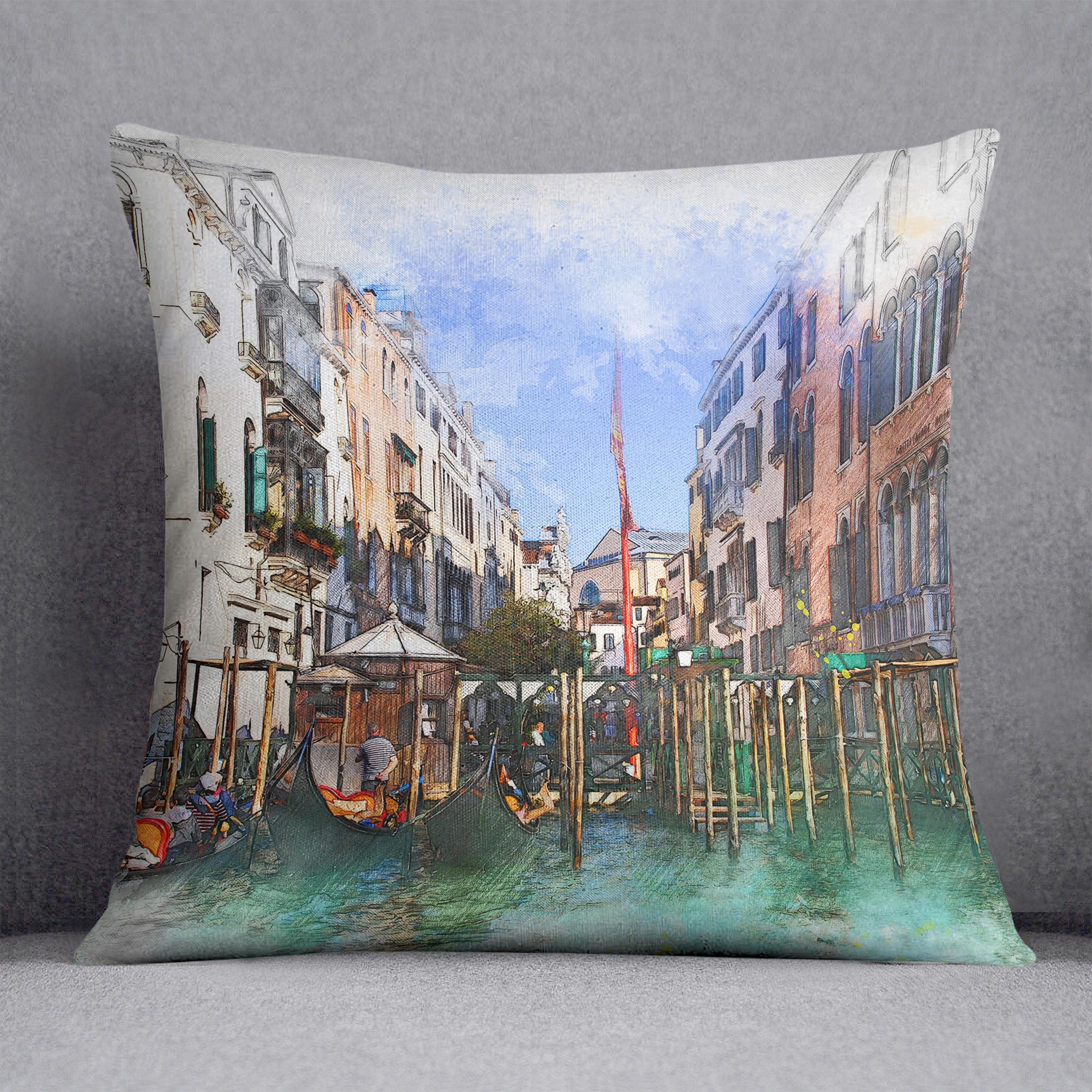 Venice Painting Cushion