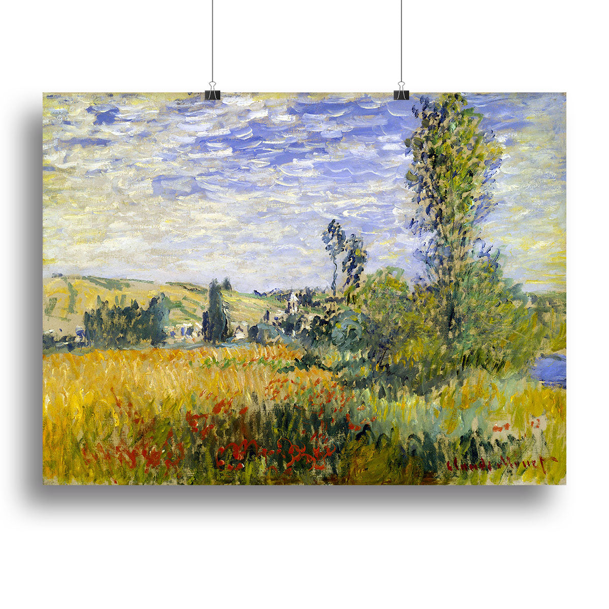Vetheuil by Monet Canvas Print or Poster - Canvas Art Rocks - 2