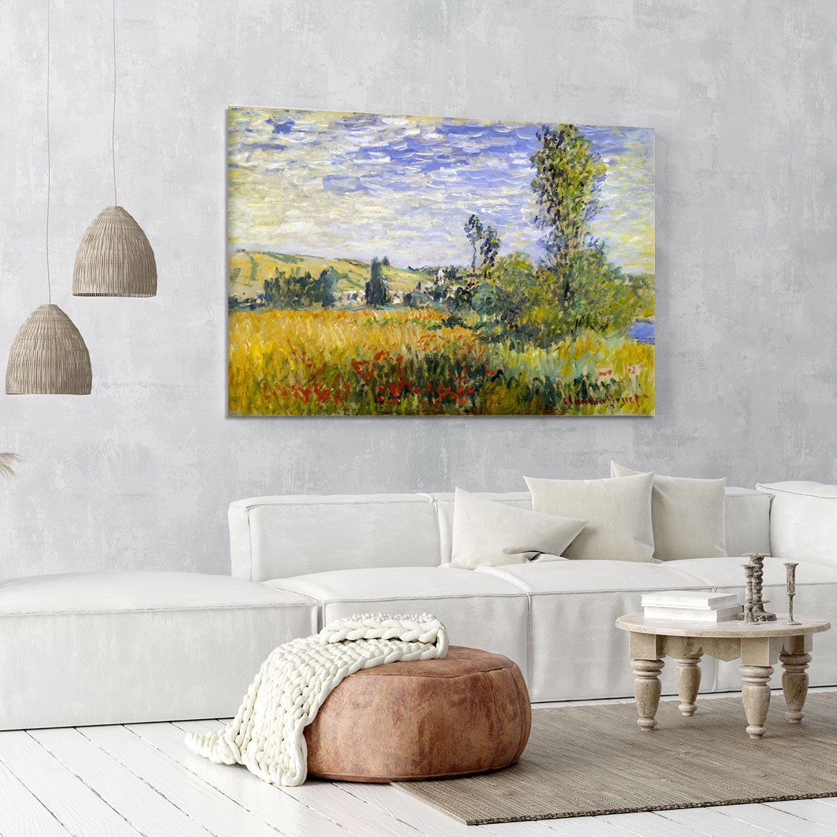 Vetheuil by Monet Canvas Print or Poster - Canvas Art Rocks - 6