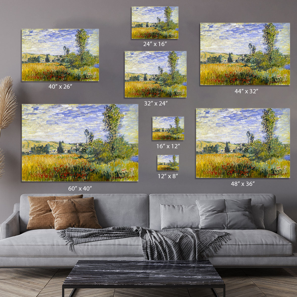 Vetheuil by Monet Canvas Print or Poster - Canvas Art Rocks - 7