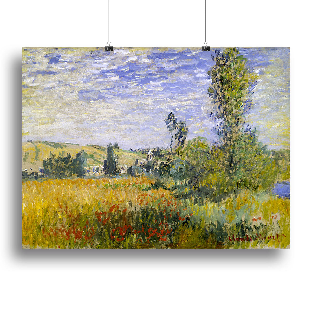 Vethueil by monet Canvas Print or Poster - Canvas Art Rocks - 2