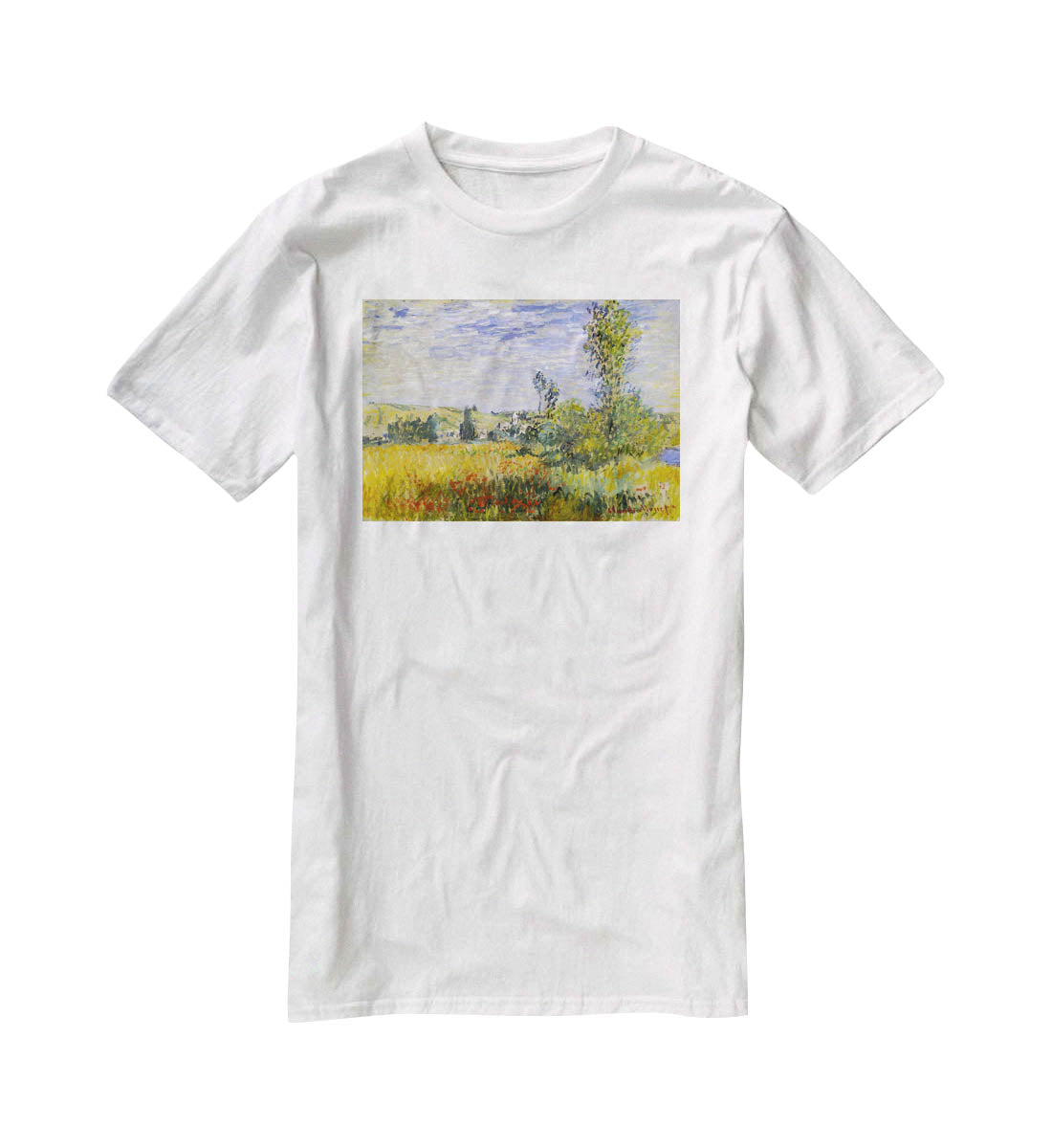 Vethueil by monet T-Shirt - Canvas Art Rocks - 5