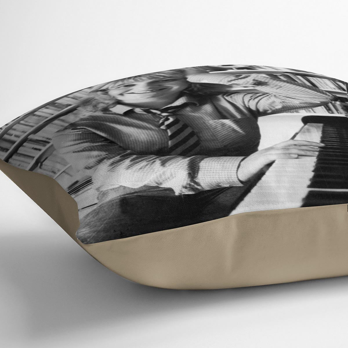 Victoria Wood at the piano Cushion