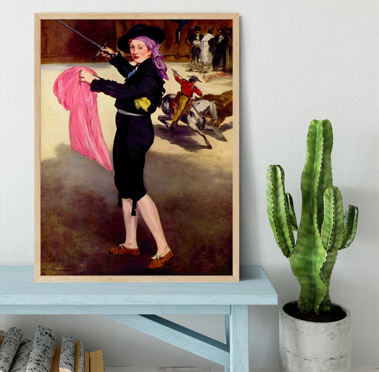 Victorine in the Costume of a Matador by Manet Framed Print - Canvas Art Rocks - 4