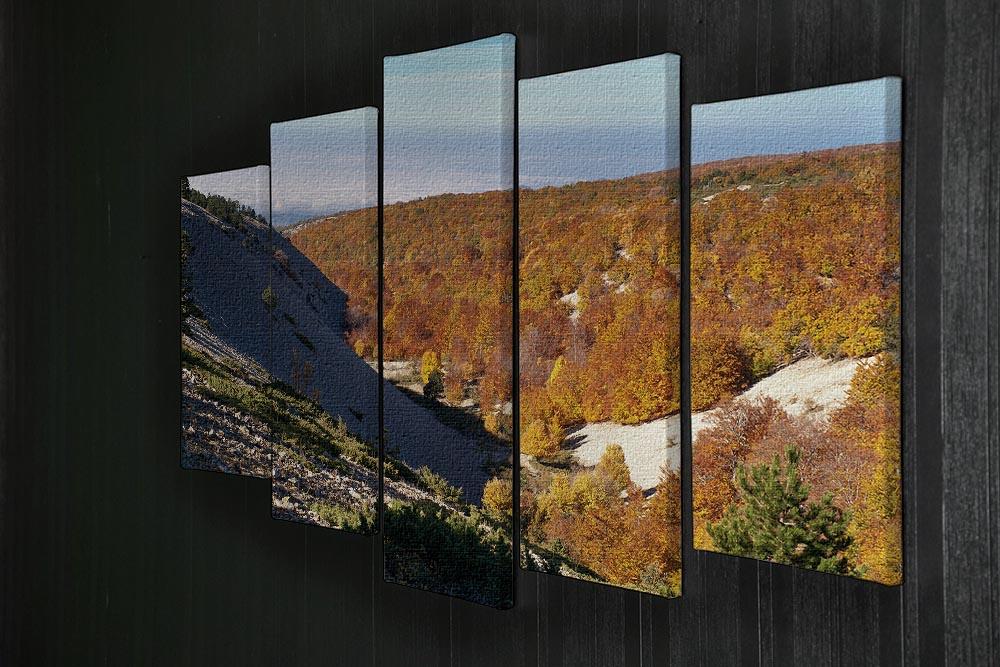View from the Mount Ventoux 5 Split Panel Canvas  - Canvas Art Rocks - 2