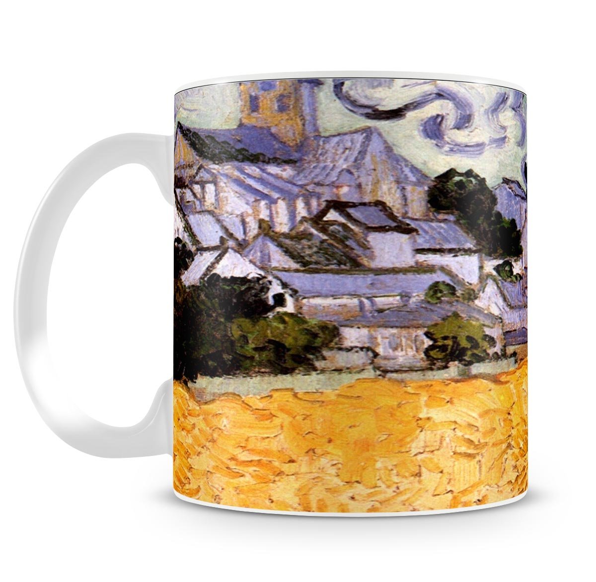 View of Auvers with Church by Van Gogh Mug - Canvas Art Rocks - 4