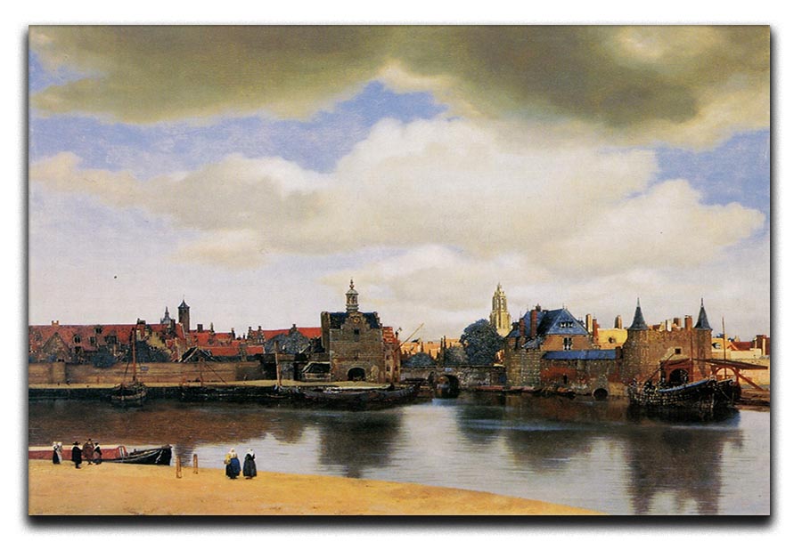 View of Delft by Vermeer Canvas Print or Poster - Canvas Art Rocks - 1