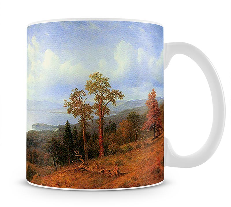 View of the Hudson River Vally by Bierstadt Mug - Canvas Art Rocks - 1