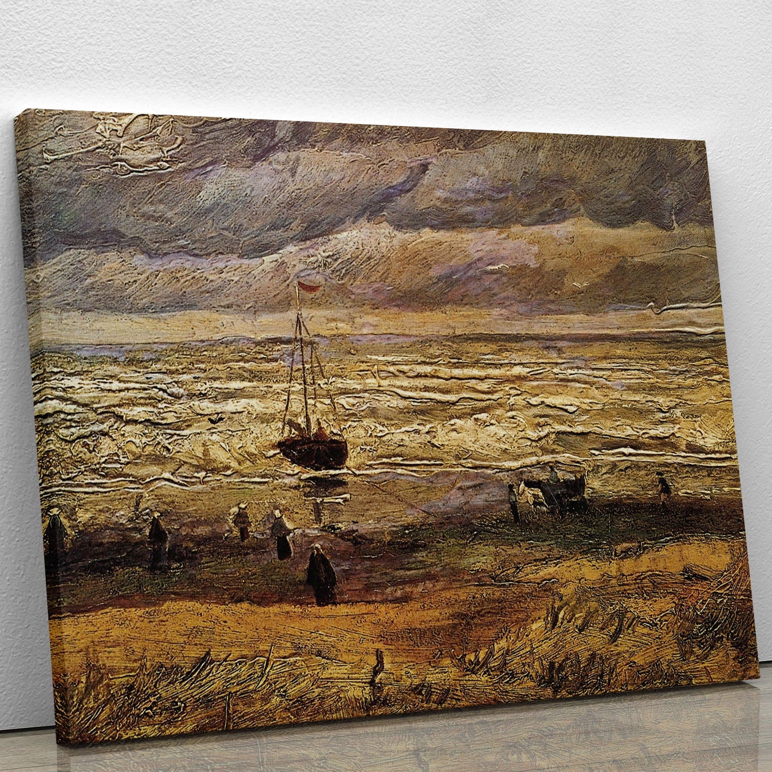 View of the Sea at Scheveningen by Van Gogh Canvas Print or Poster - Canvas Art Rocks - 1