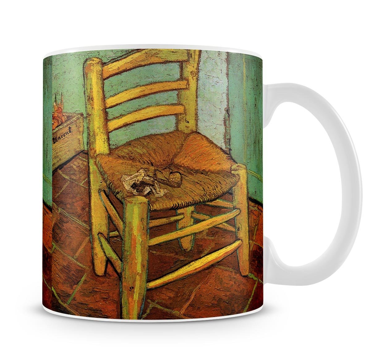 Vincent's Chair with His Pipe by Van Gogh Mug - Canvas Art Rocks - 4