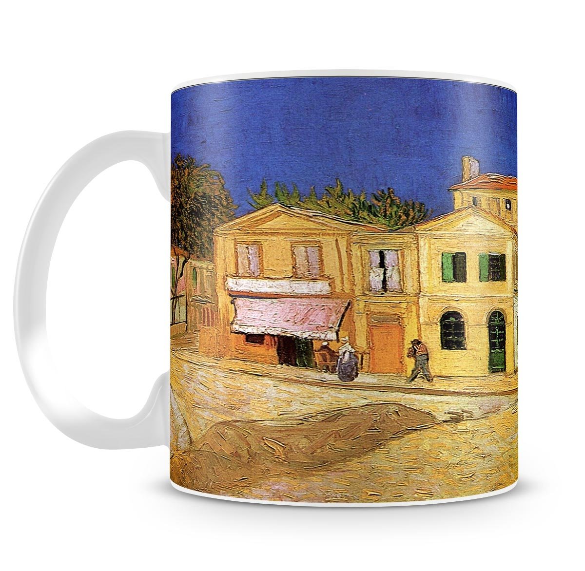 Vincent's House in Arles The Yellow House by Van Gogh Mug - Canvas Art Rocks - 4