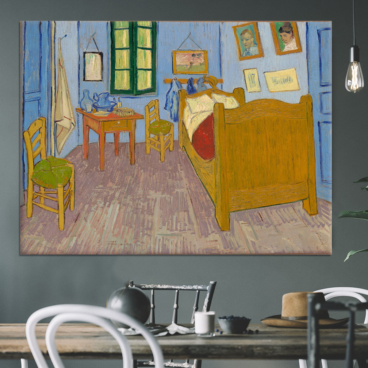 Vincents bedroom at Arles Canvas Print or Poster - Canvas Art Rocks - 3