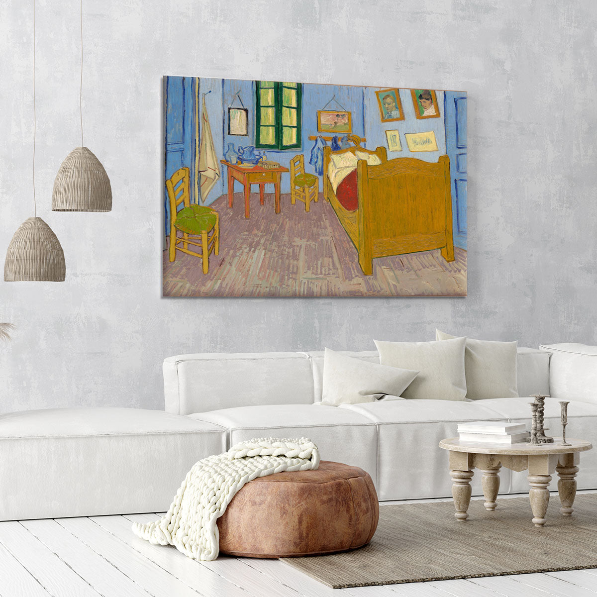 Vincents bedroom at Arles Canvas Print or Poster - Canvas Art Rocks - 6