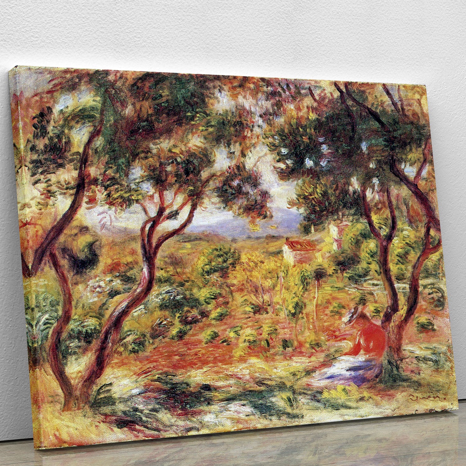 Vines at Cagnes by Renoir Canvas Print or Poster - Canvas Art Rocks - 1