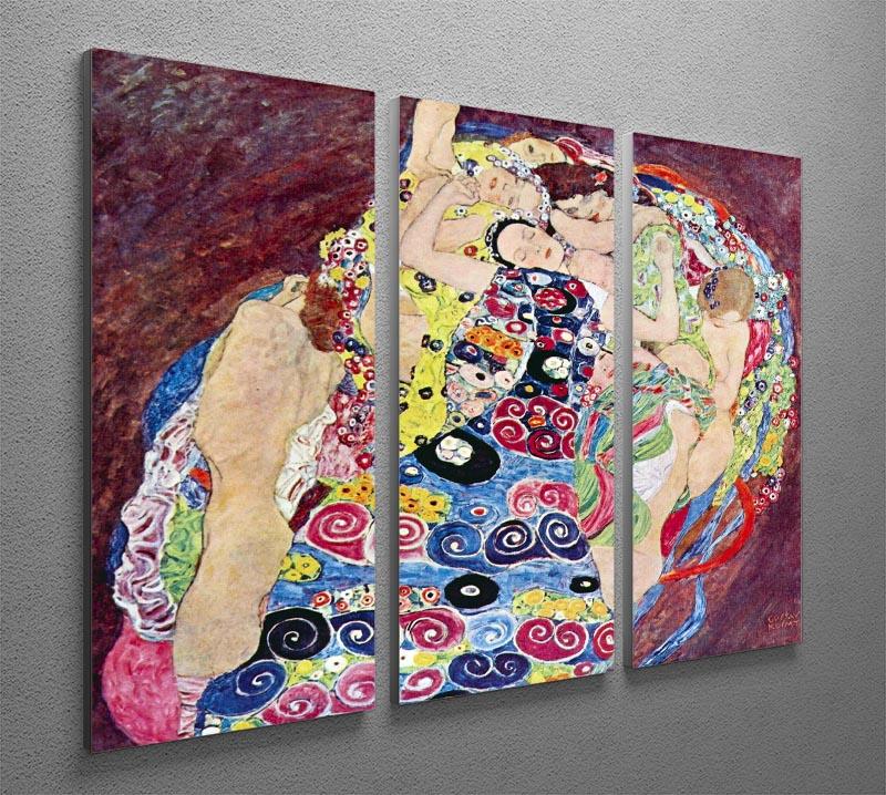 Virgins by Klimt 3 Split Panel Canvas Print - Canvas Art Rocks - 2