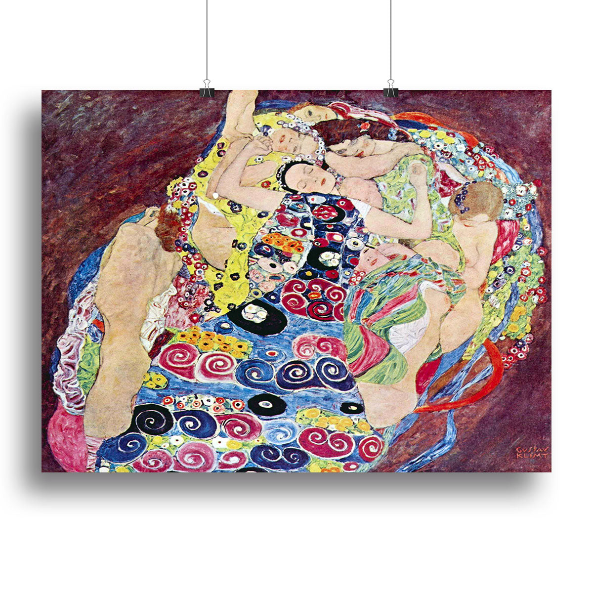 Virgins by Klimt Canvas Print or Poster - Canvas Art Rocks - 2