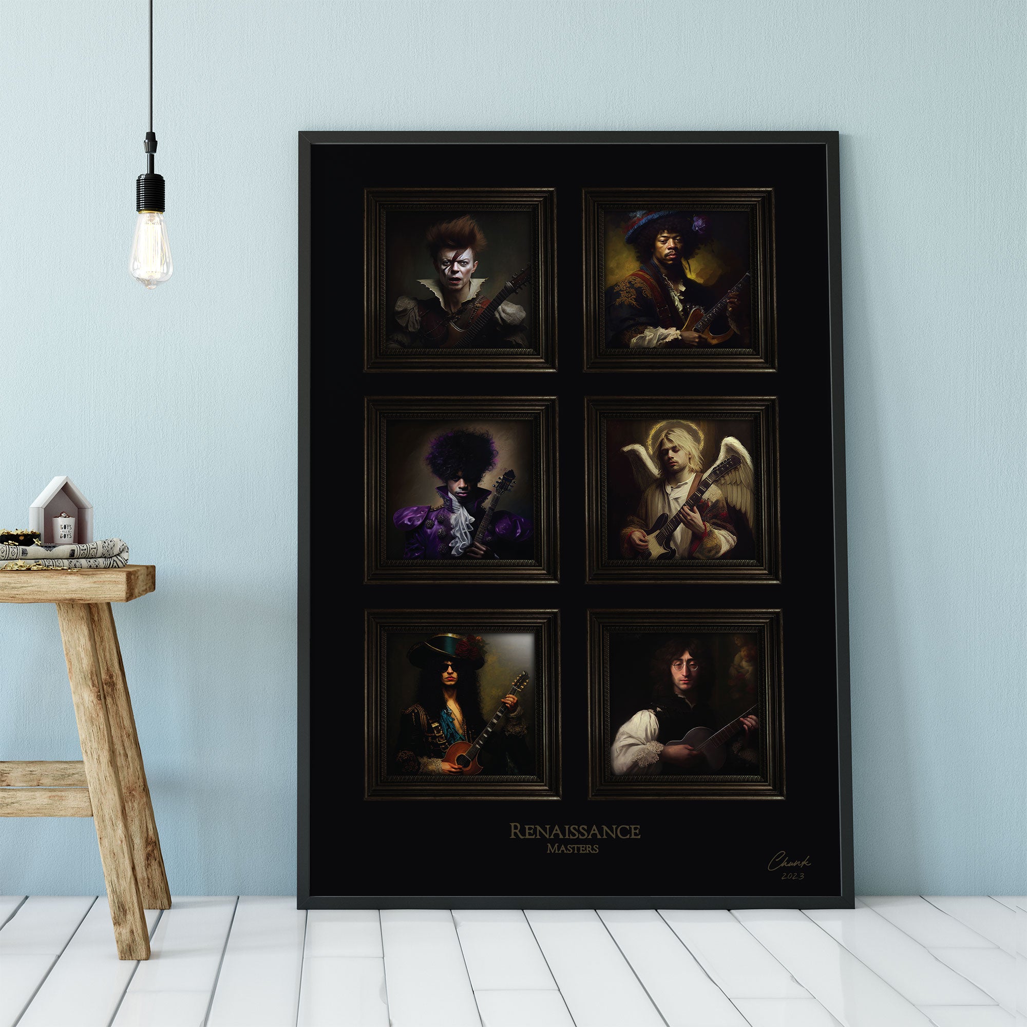 Legends Framed Print