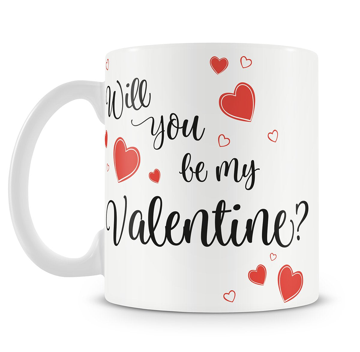 Personalised Will You Be My Valentine Mug