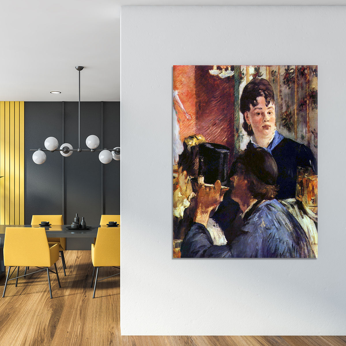Waitress by Manet Canvas Print or Poster - Canvas Art Rocks - 4