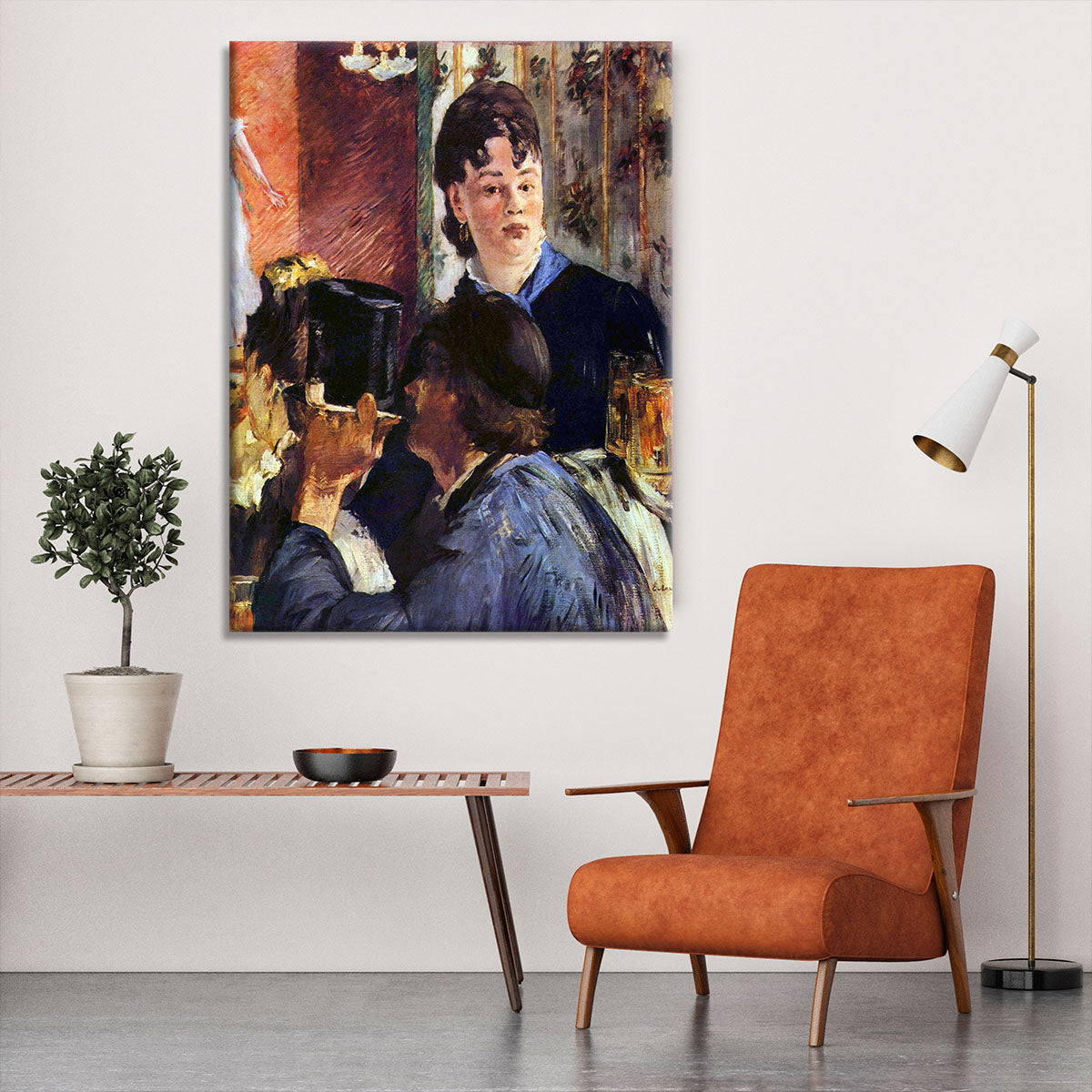 Waitress by Manet Canvas Print or Poster - Canvas Art Rocks - 6
