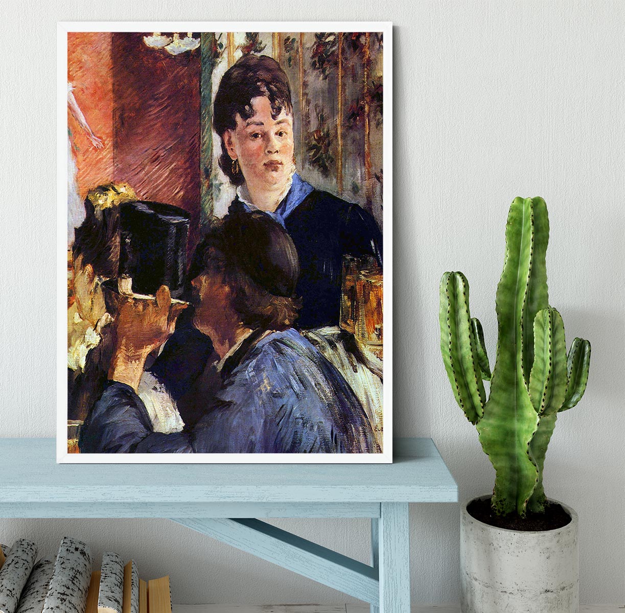 Waitress by Manet Framed Print - Canvas Art Rocks -6