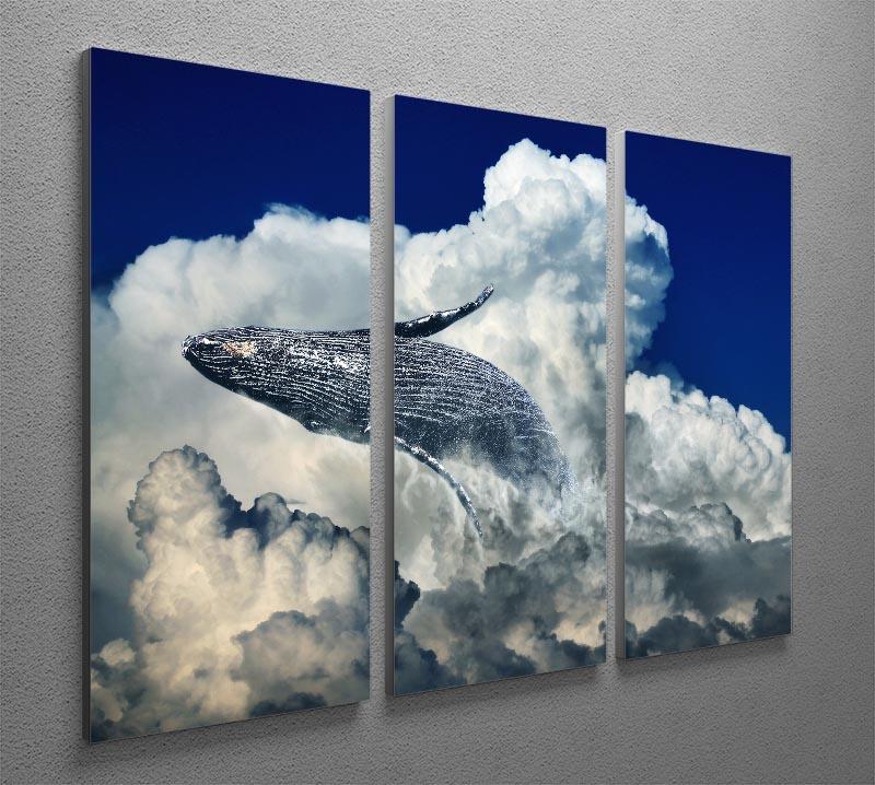 Wale Sky 3 Split Panel Canvas Print - Canvas Art Rocks - 2