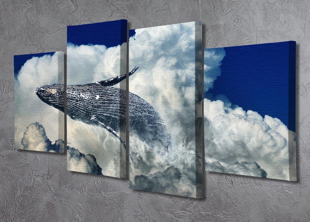 Wale Sky 4 Split Panel Canvas - Canvas Art Rocks - 2