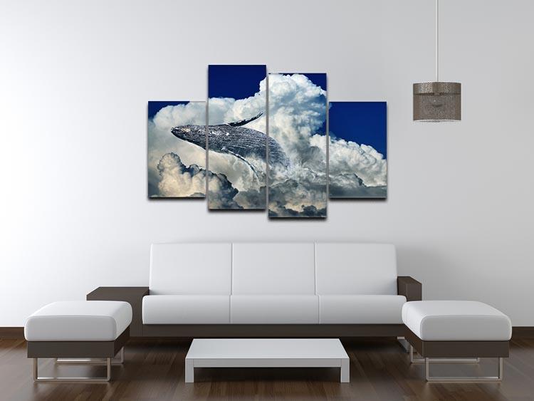 Wale Sky 4 Split Panel Canvas - Canvas Art Rocks - 3