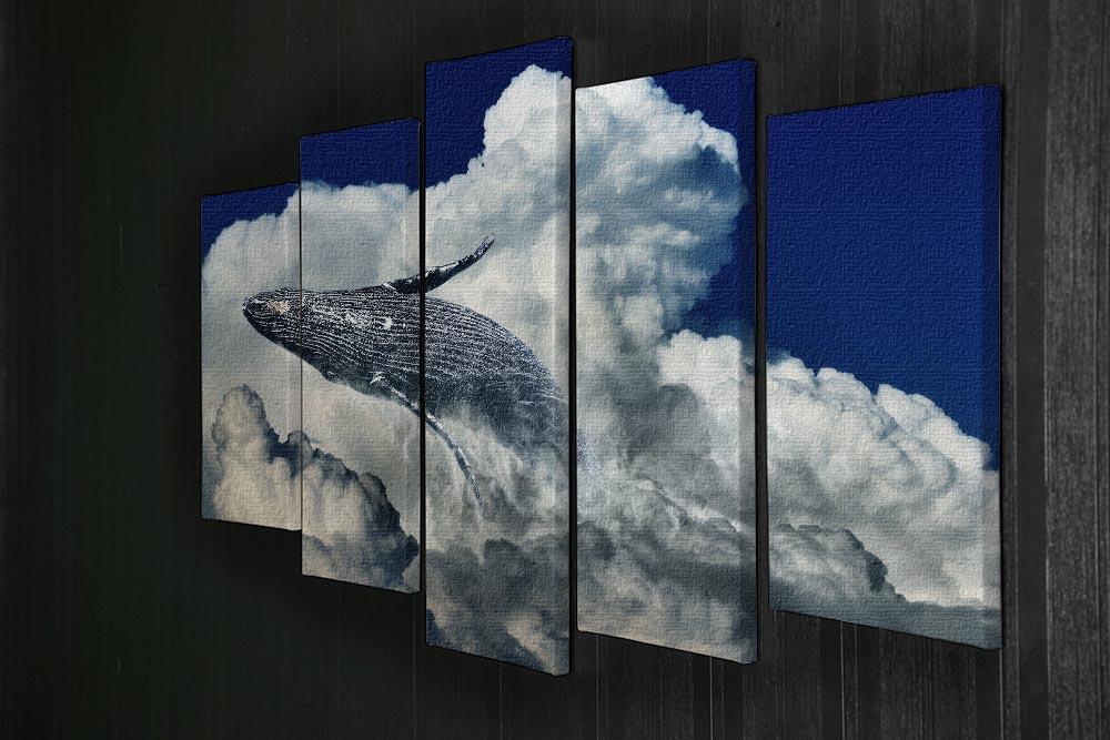 Wale Sky 5 Split Panel Canvas - Canvas Art Rocks - 2