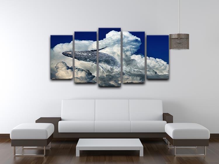 Wale Sky 5 Split Panel Canvas - Canvas Art Rocks - 3