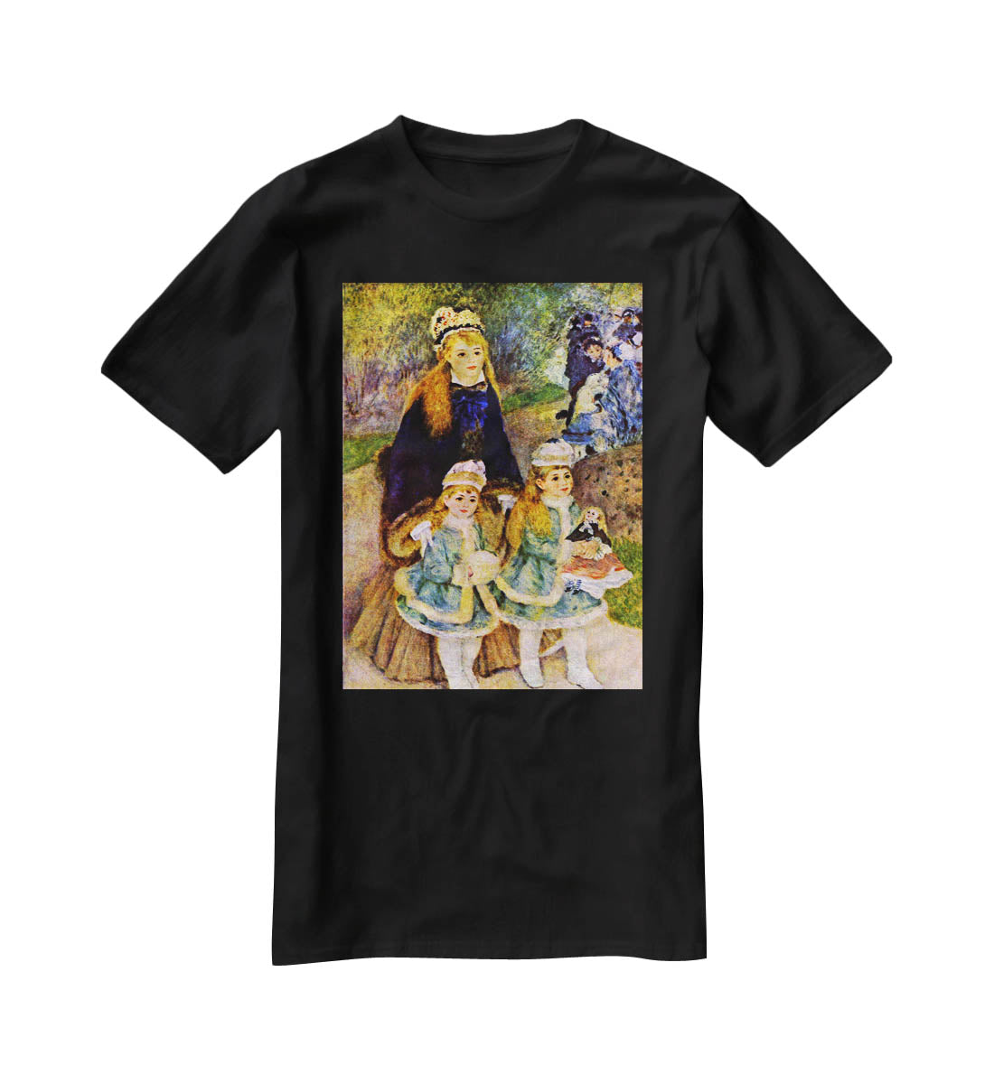 Walk 2 by Renoir T-Shirt - Canvas Art Rocks - 1