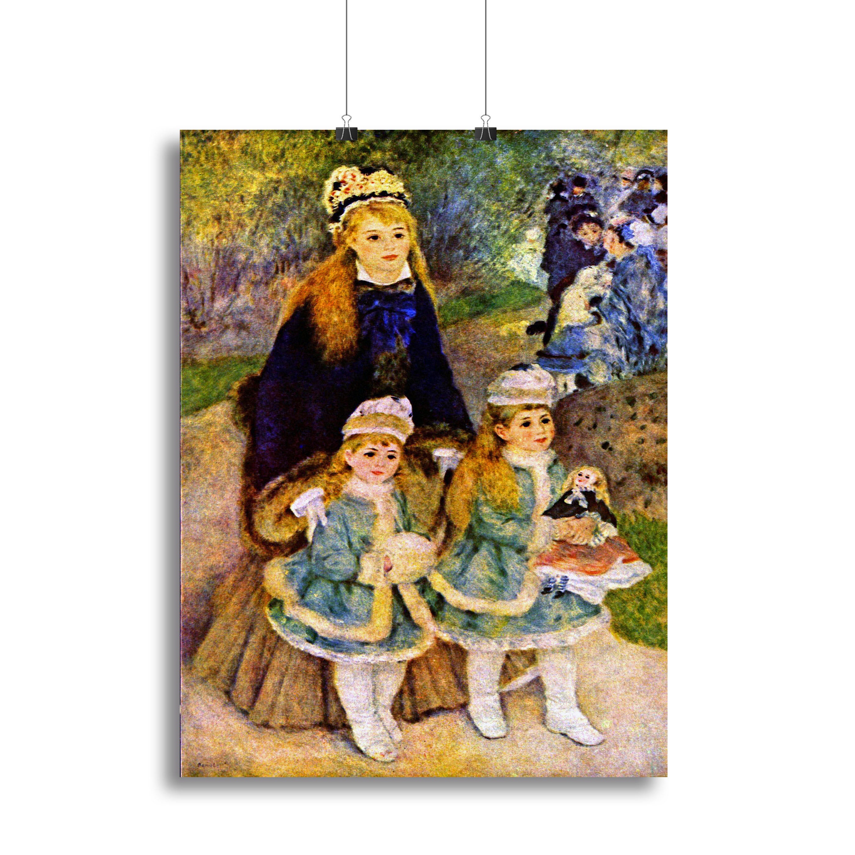 Walk 2 by Renoir Canvas Print or Poster - Canvas Art Rocks - 2