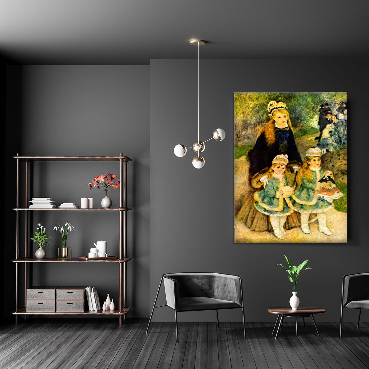 Walk by Renoir Canvas Print or Poster - Canvas Art Rocks - 5