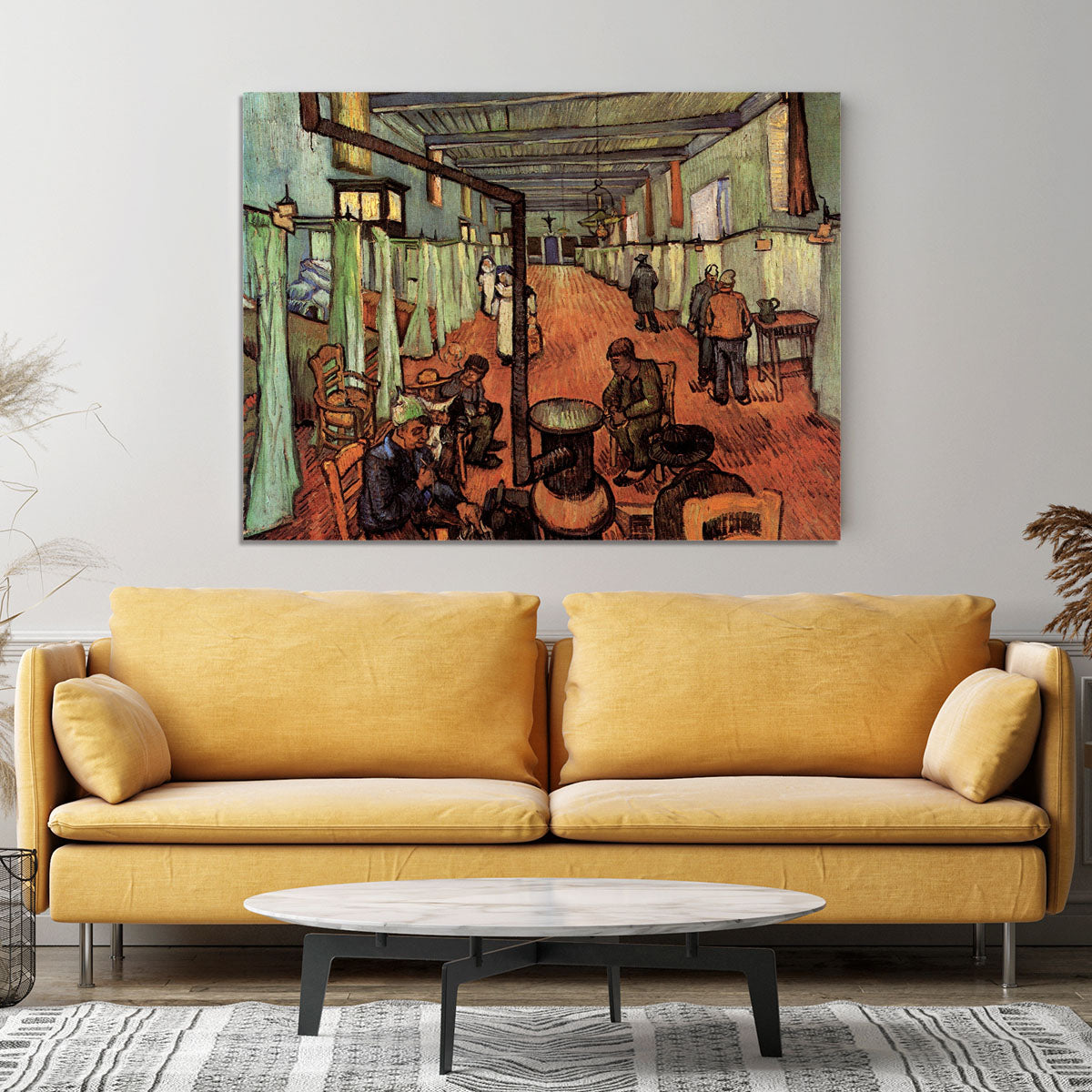 Ward in the Hospital in Arles by Van Gogh Canvas Print or Poster - Canvas Art Rocks - 4