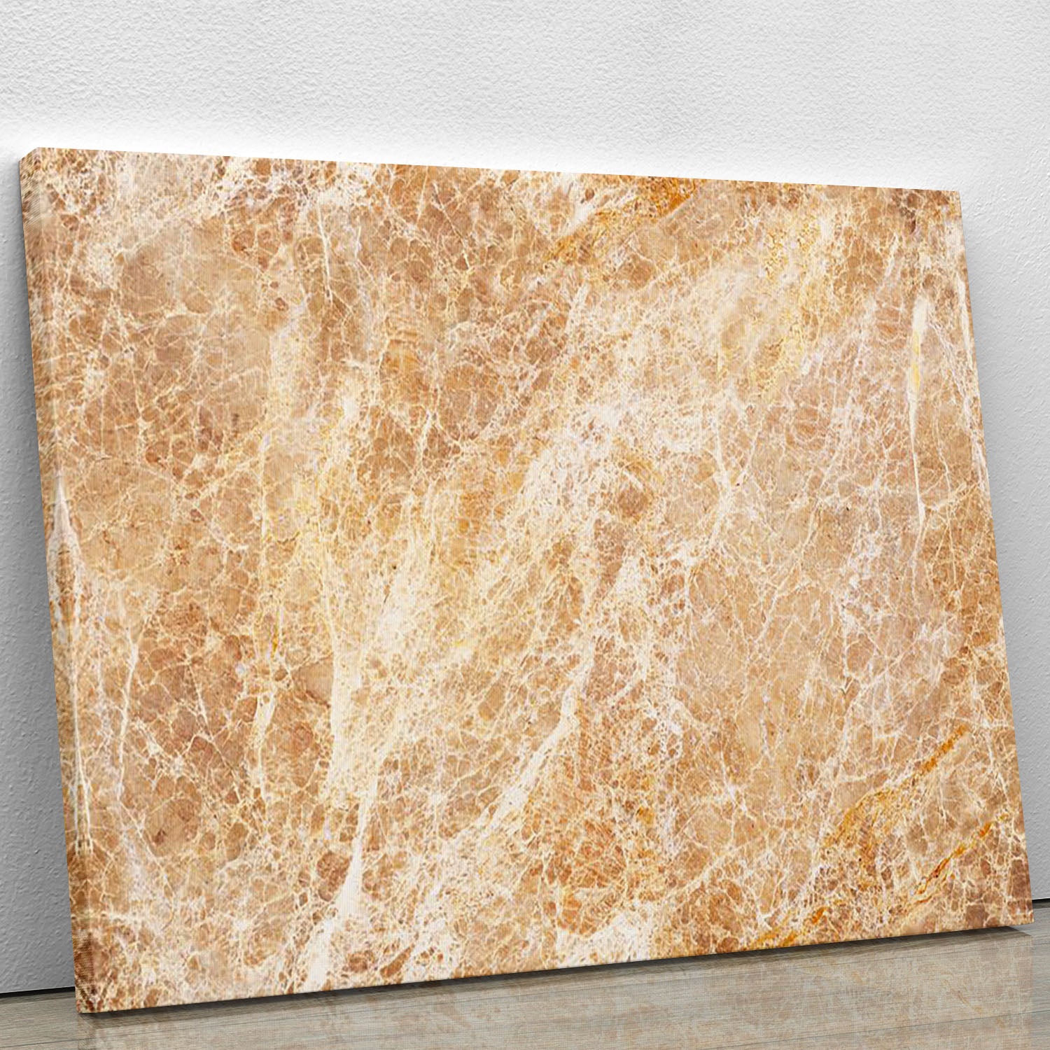 Warm colored natural marble Canvas Print or Poster - Canvas Art Rocks - 1