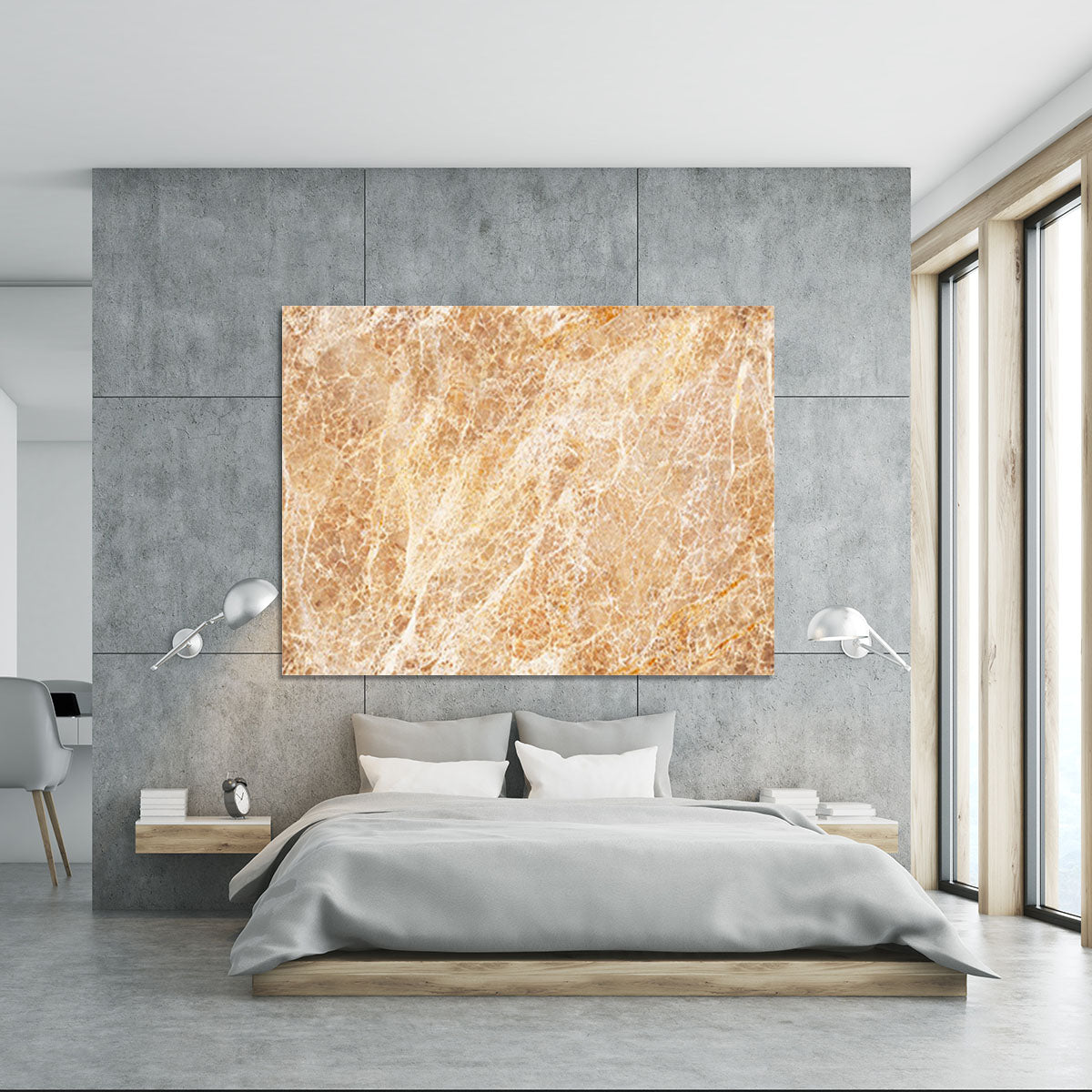Warm colored natural marble Canvas Print or Poster - Canvas Art Rocks - 5