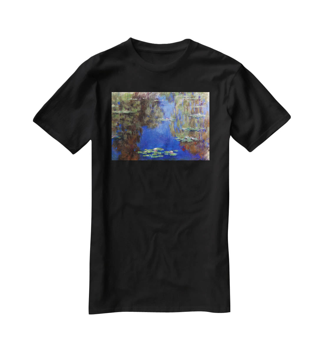 Water Lilies 6 By Manet T-Shirt - Canvas Art Rocks - 1