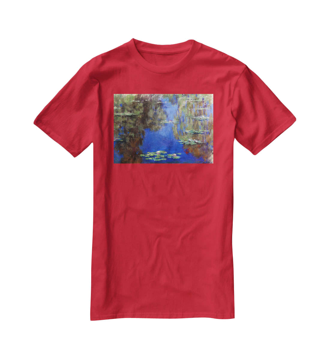 Water Lilies 6 By Manet T-Shirt - Canvas Art Rocks - 4