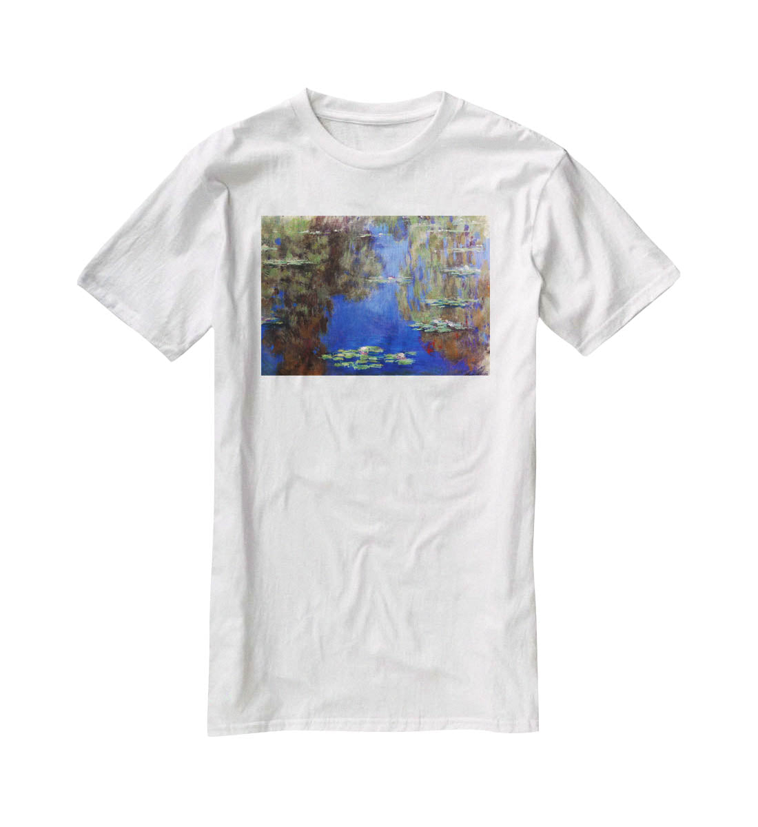 Water Lilies 6 By Manet T-Shirt - Canvas Art Rocks - 5