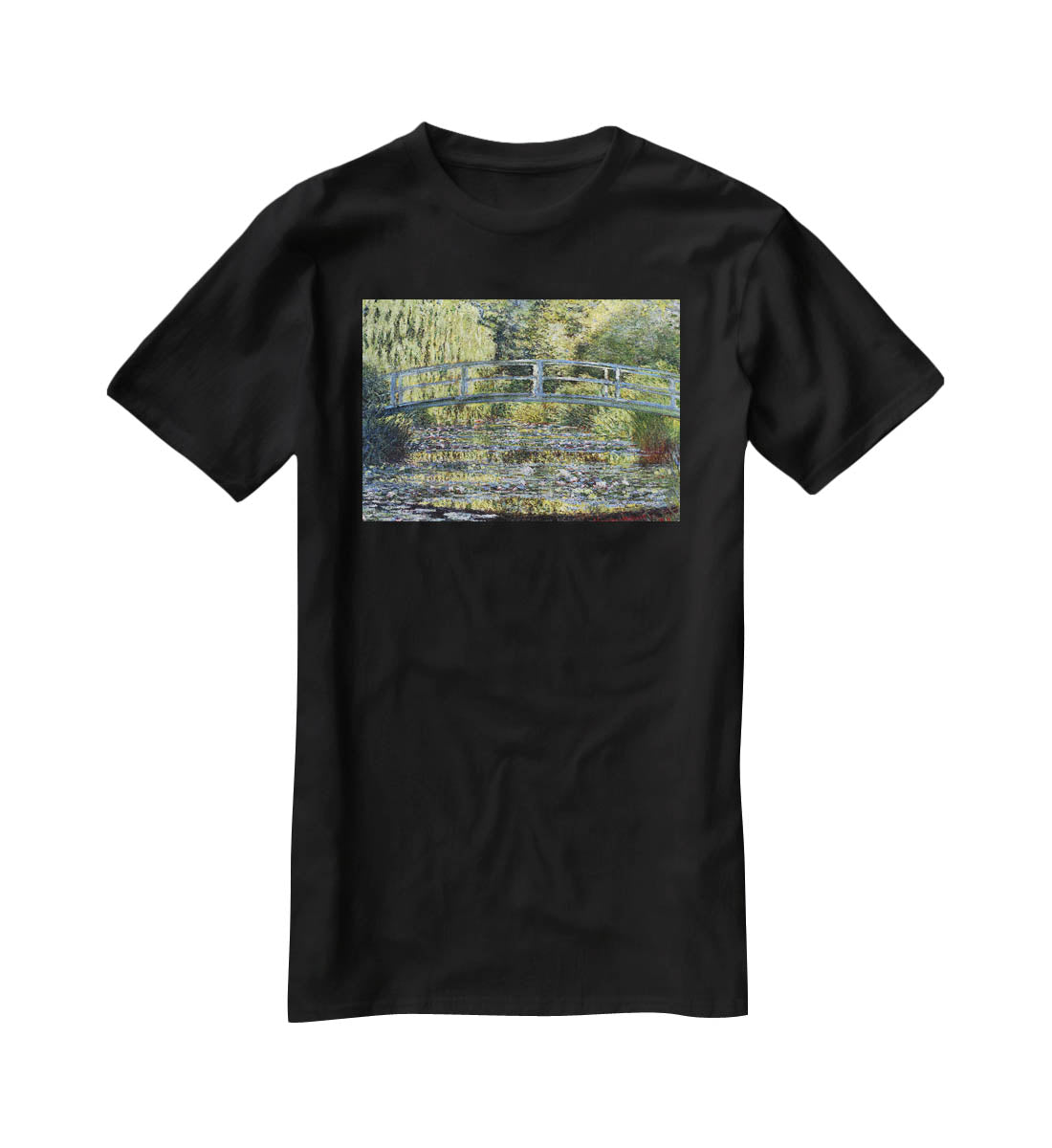 Water Lilies 9 by Monet T-Shirt - Canvas Art Rocks - 1