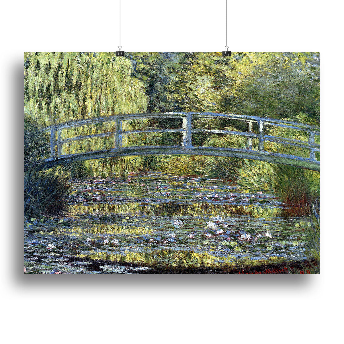 Water Lilies 9 by Monet Canvas Print or Poster - Canvas Art Rocks - 2