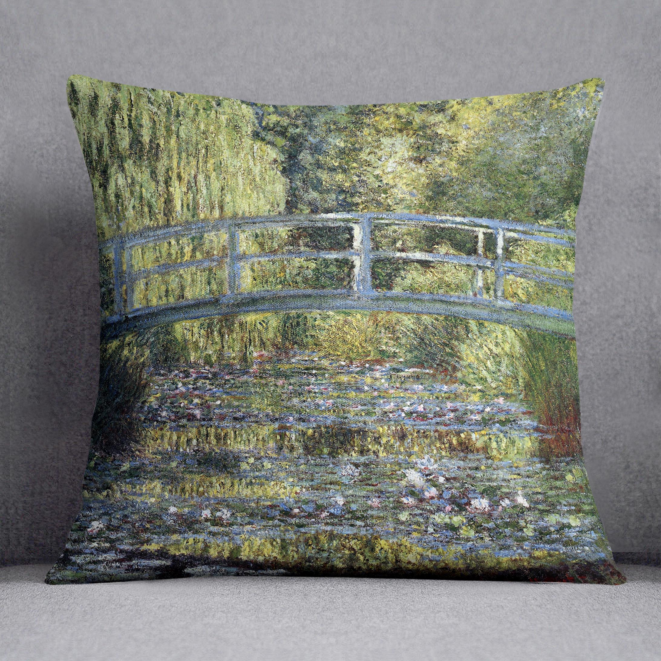 Water Lilies 9 by Monet Cushion