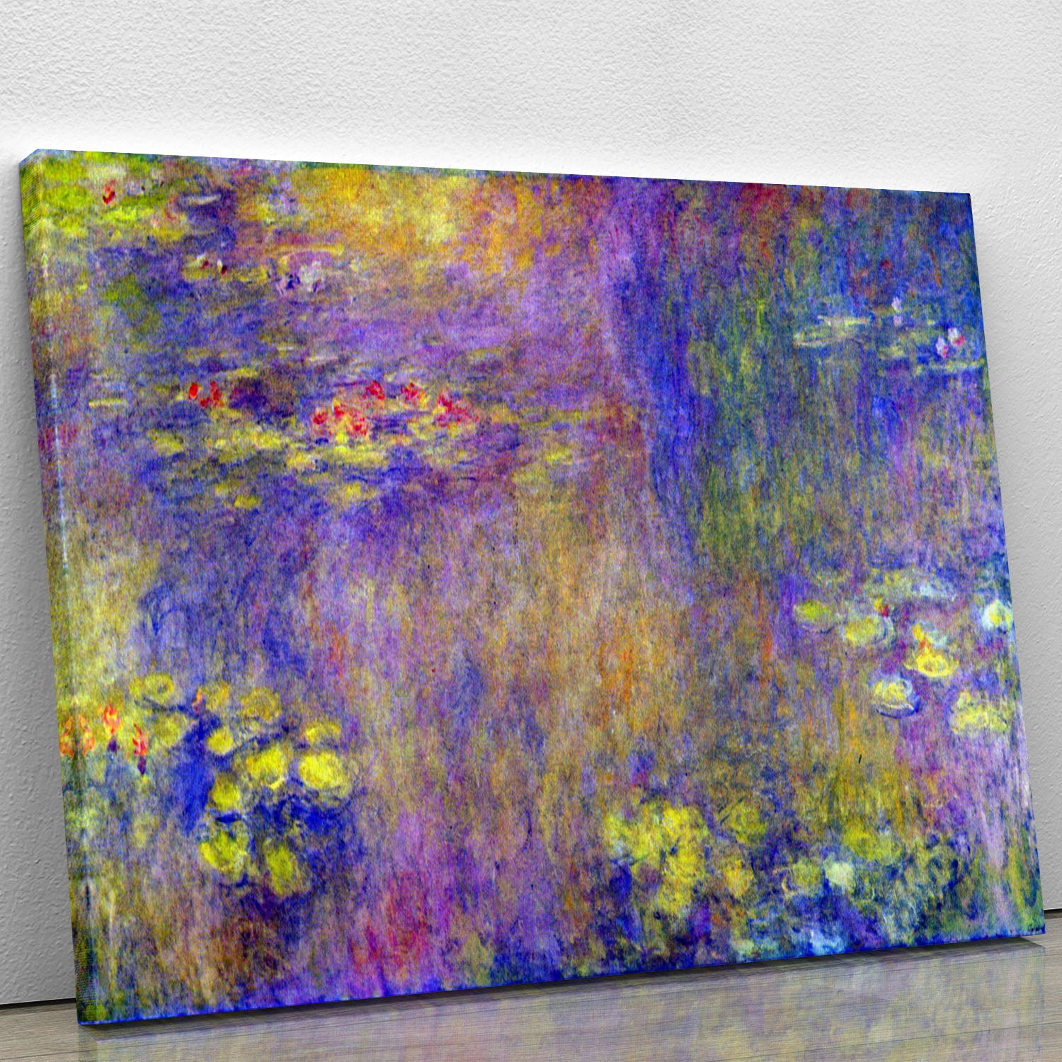 Water Lilies Yellow nirvana by Monet Canvas Print or Poster - Canvas Art Rocks - 1