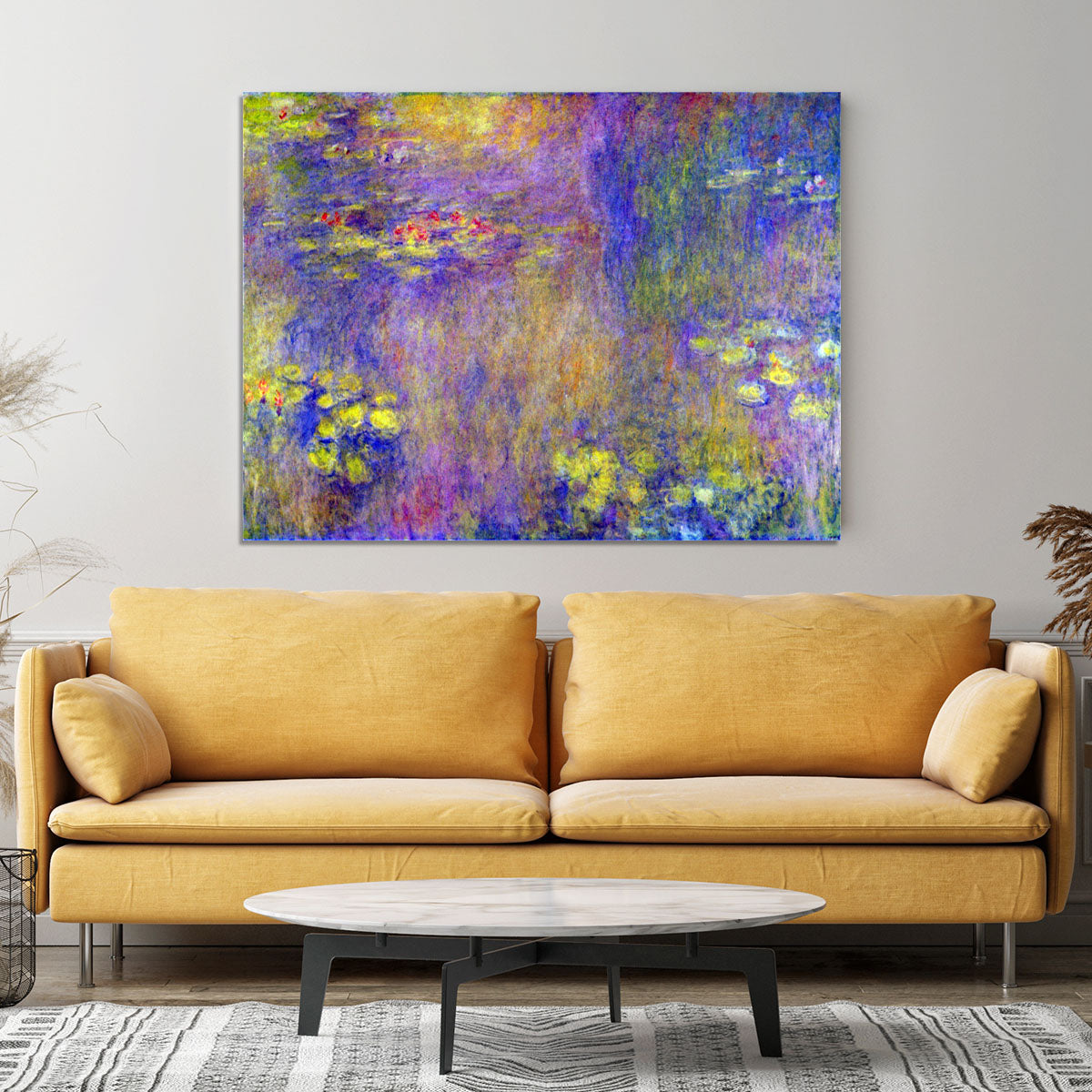 Water Lilies Yellow nirvana by Monet Canvas Print or Poster - Canvas Art Rocks - 4