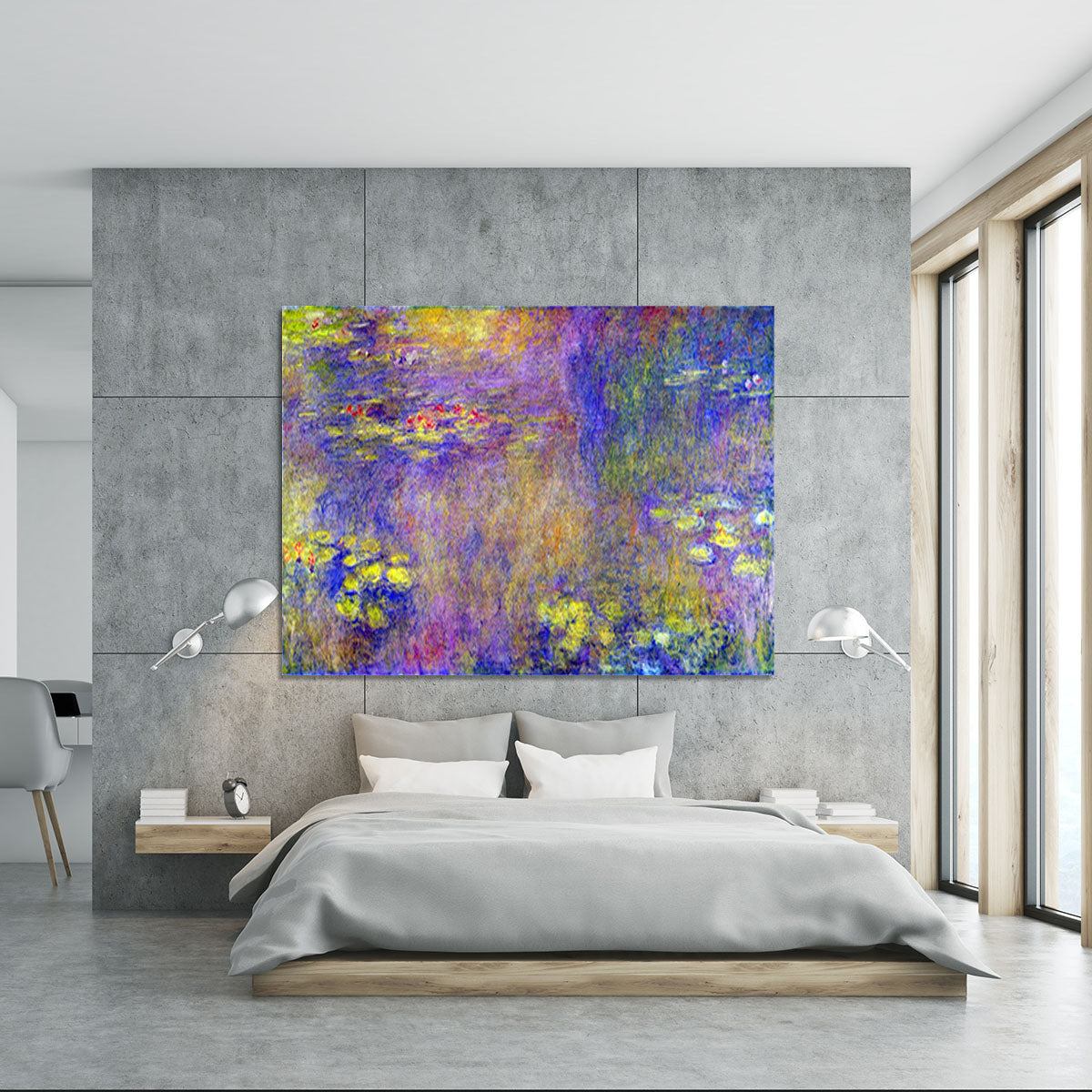 Water Lilies Yellow nirvana by Monet Canvas Print or Poster - Canvas Art Rocks - 5
